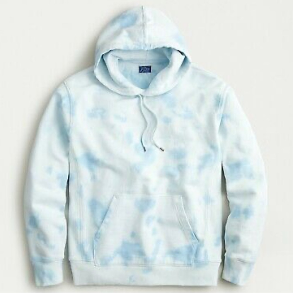 J Crew Garment Dyed Tie Dye Hoodie